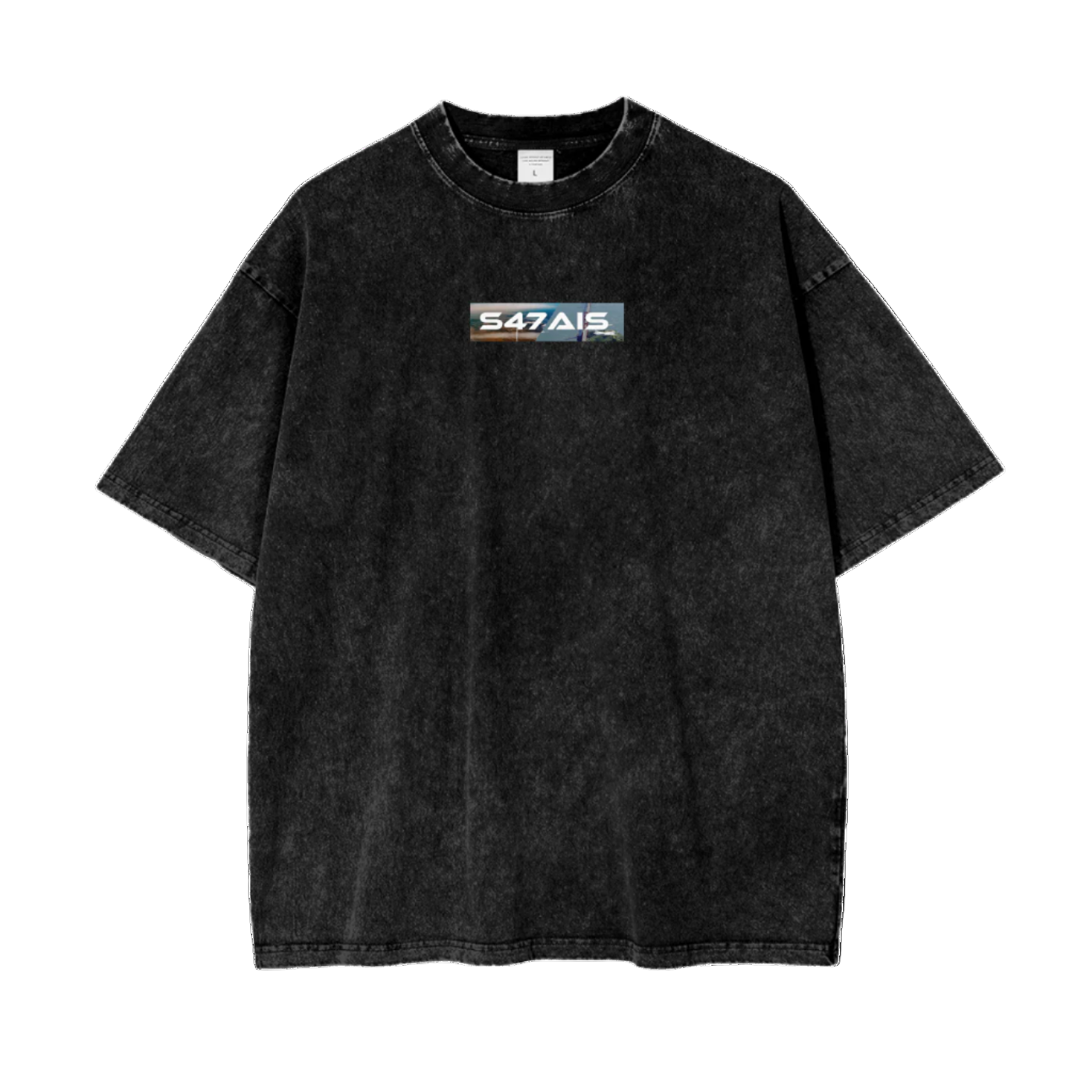 U-2 Spy plane Oversized Faded T-Shirt