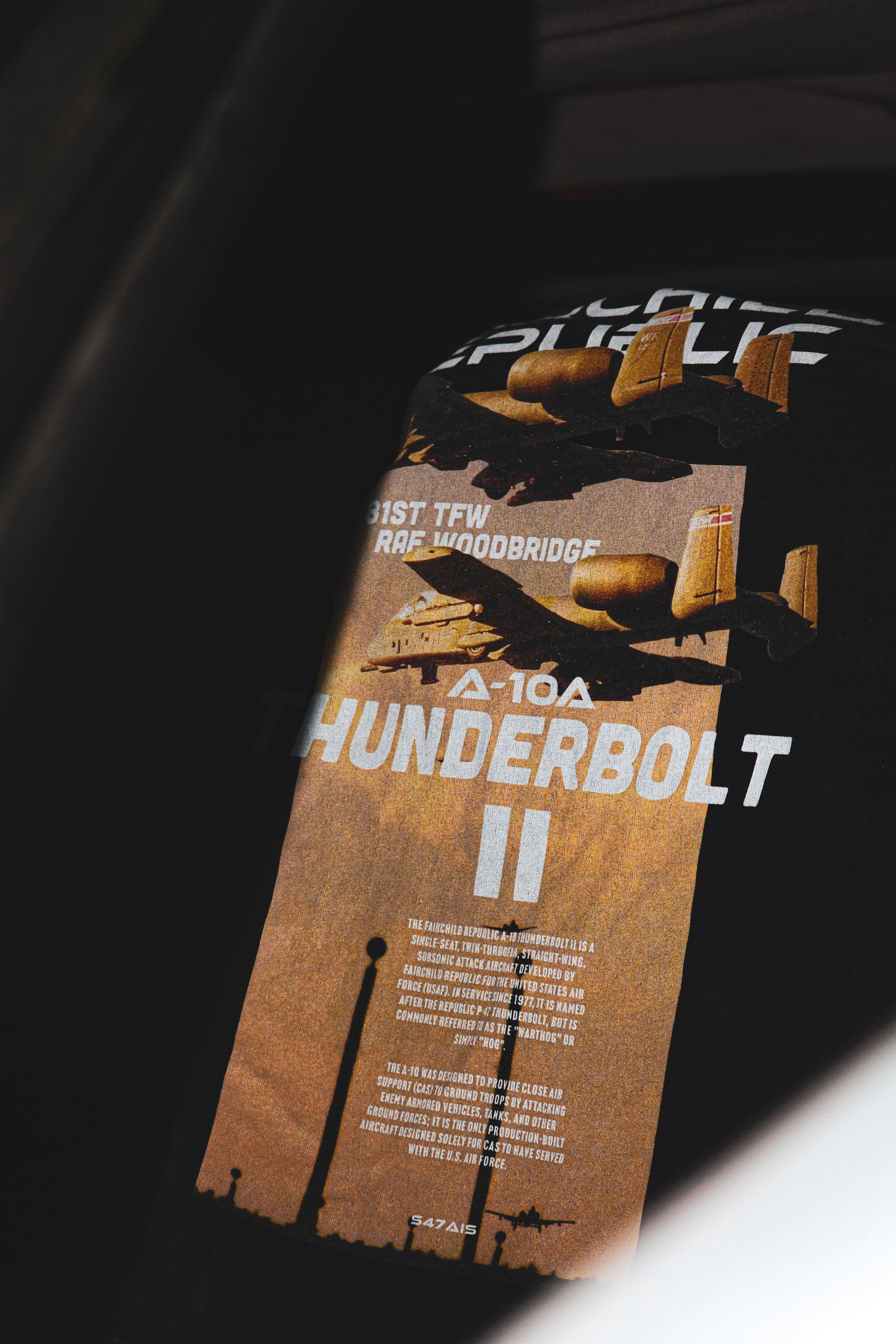 A-10 Thunderbolt Oversized Faded T-Shirt
