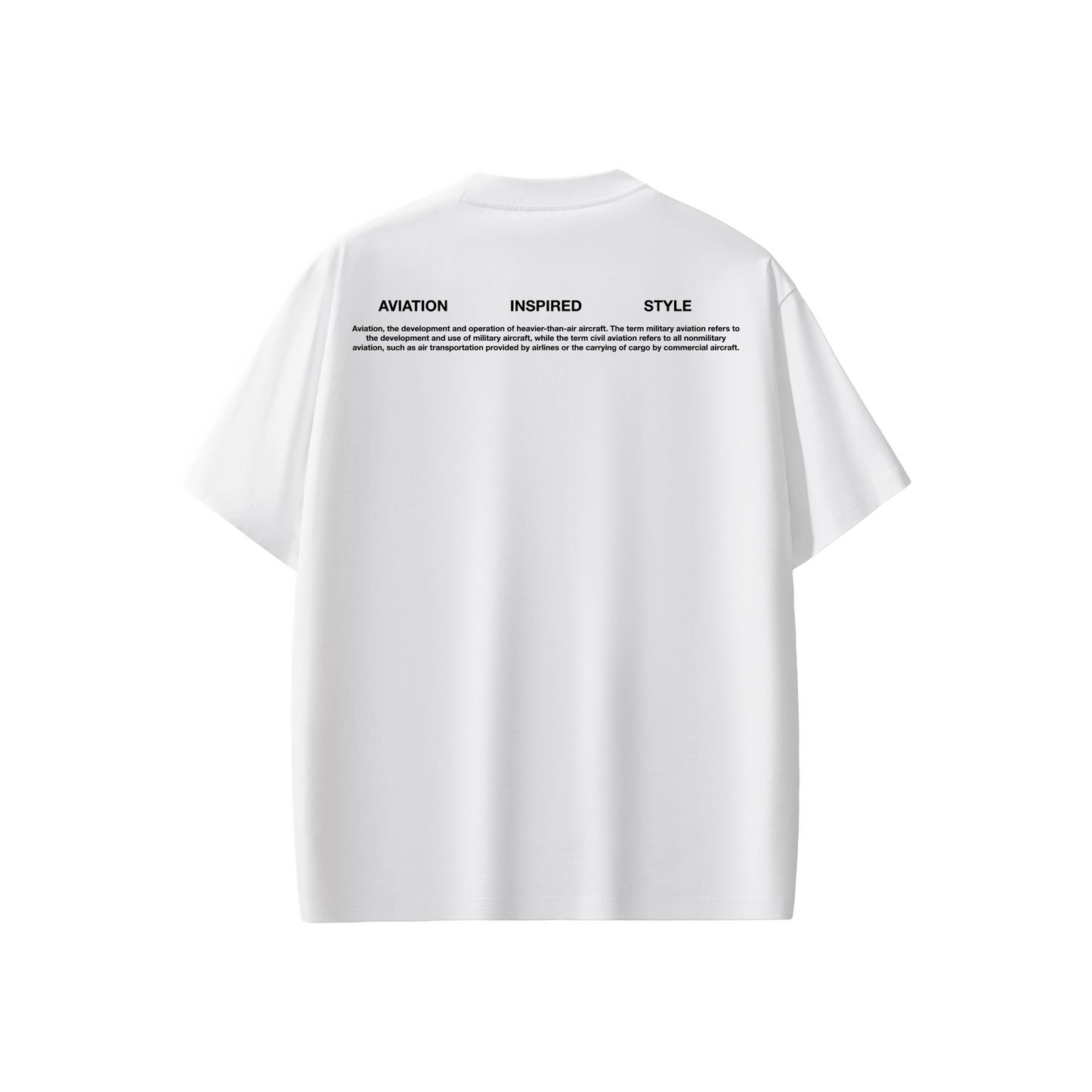 "PLANE SPOTTING T-SHIRT" WHITE HOLOGRAPHIC