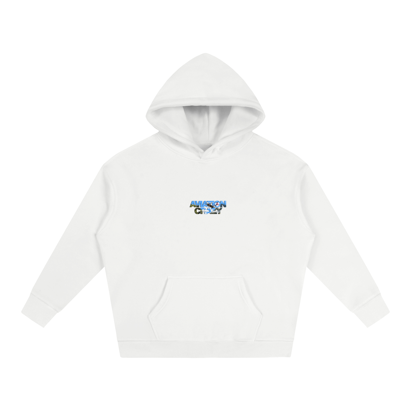 Aviation Crazy Hoodie White