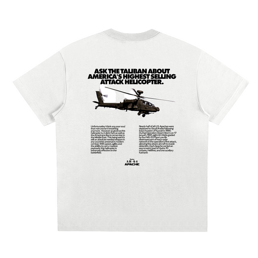 Apache Helicopter active cooling T-shirt