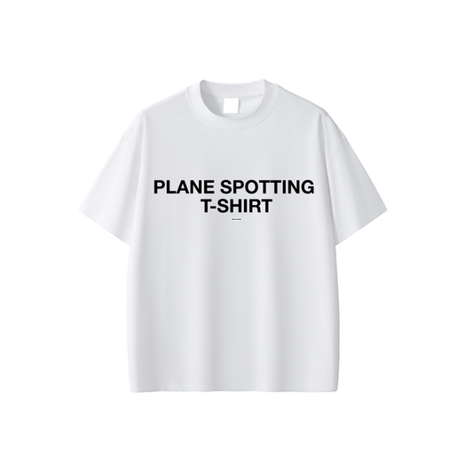 "PLANE SPOTTING T-SHIRT" WHITE