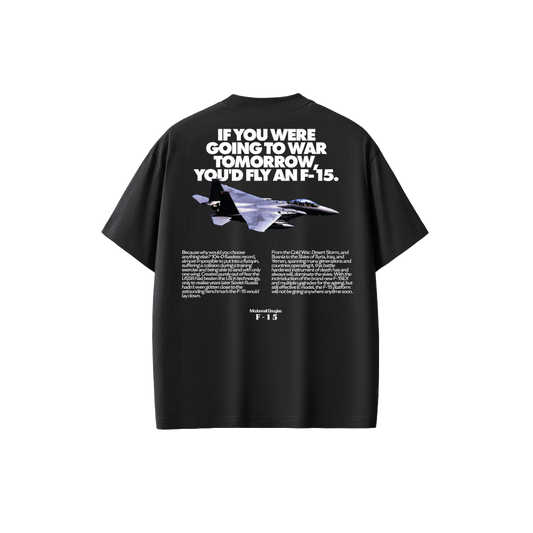 F-15 Retro tee black