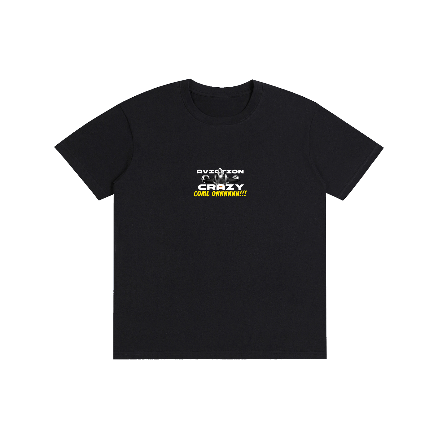 Aviation Crazy t-shirt black