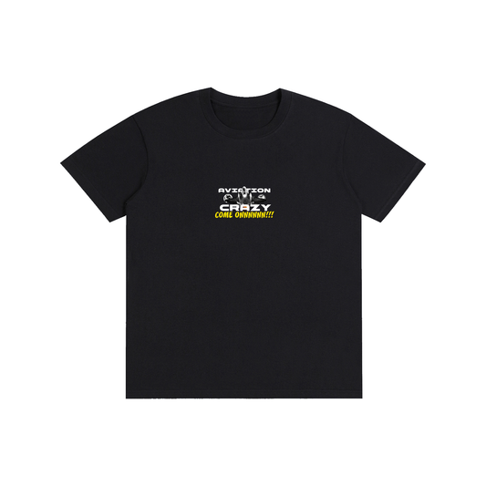 Aviation Crazy t-shirt black