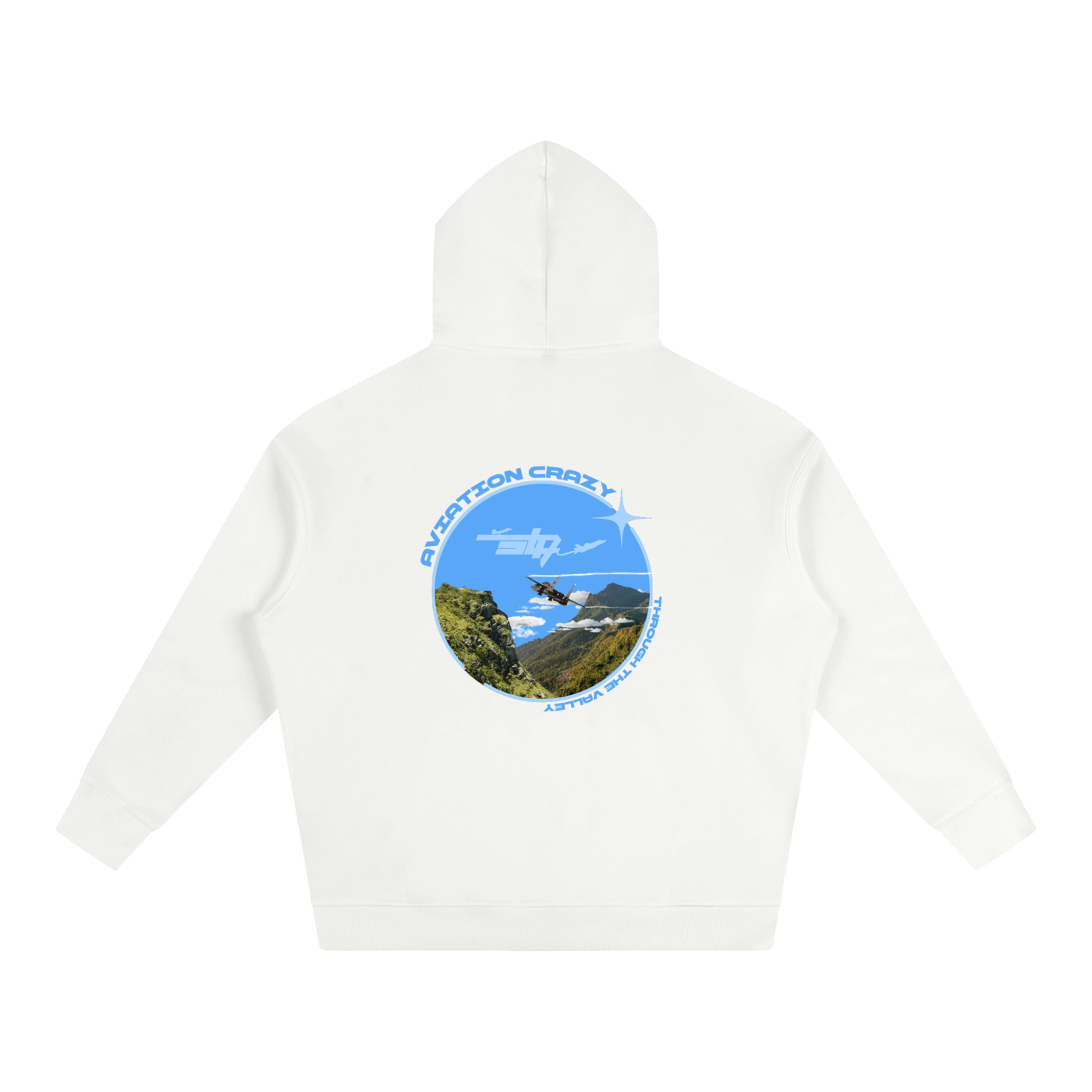 Aviation Crazy Hoodie White